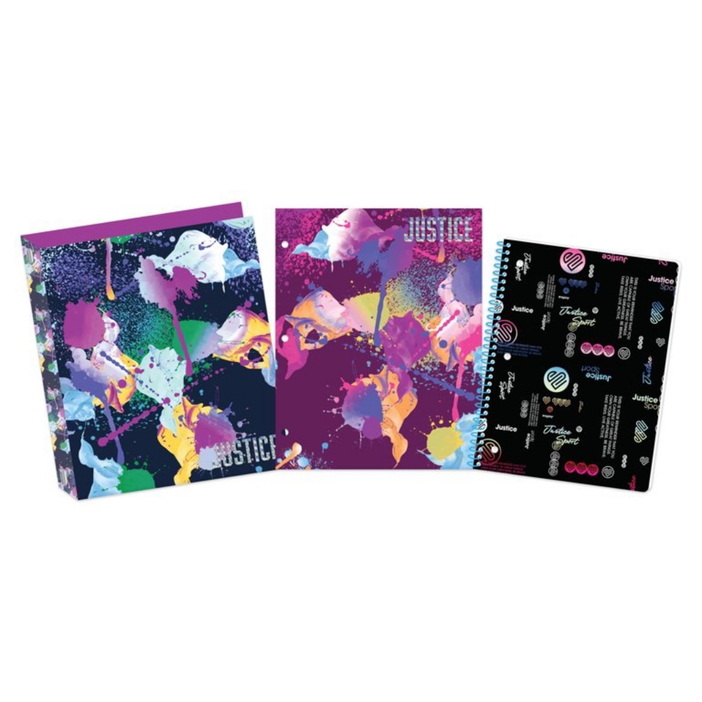 JUSTICE BINDER SET (NWT)